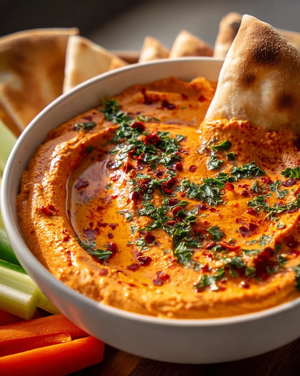 Cremiger Rote Paprika Walnuss Dip – Seidenweiche Textur entdecken