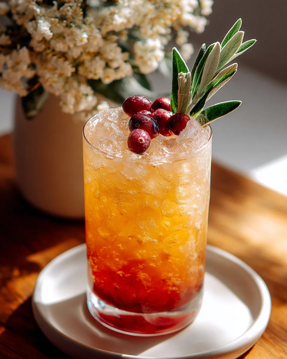 Leckeres Thanksgiving Mocktail Rezept für festliche Momente!