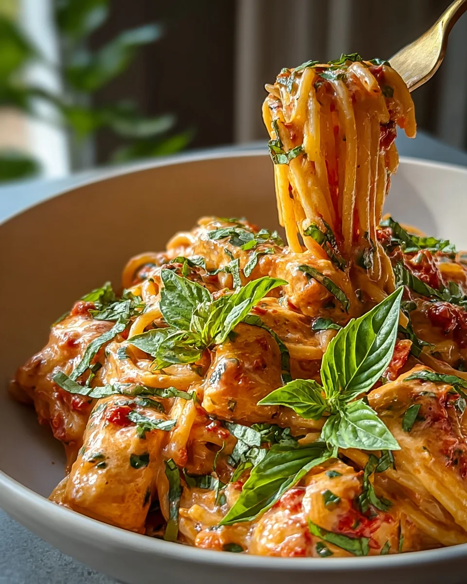 Creamy Tomato Garlic Pasta