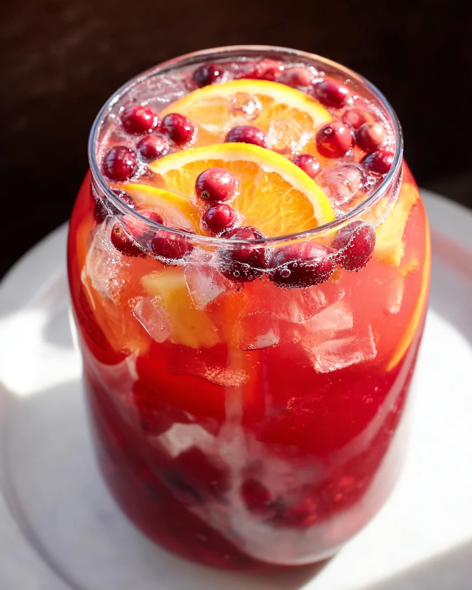 Erfrischender Holiday Punch: Festlicher Genuss ohne Alkohol