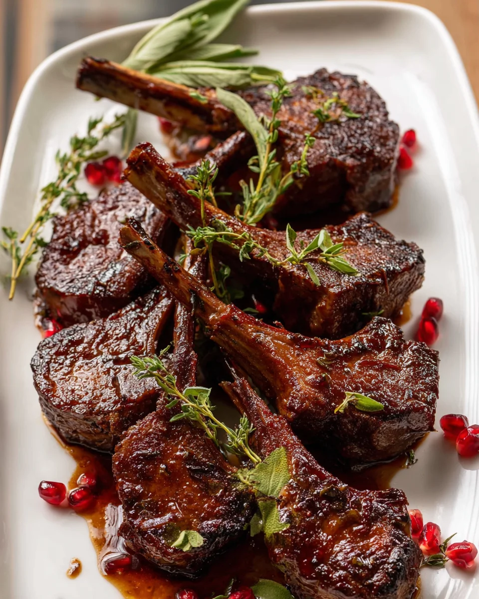 Fancy Granatapfel-Lammkoteletts: Ein Fest für die Sinne!