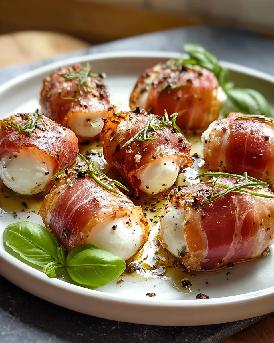 Rinderprosciutto Mozzarella Bites: Schnelles Fingerfood Rezept