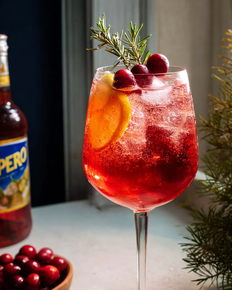 Winter Aperol Spritz