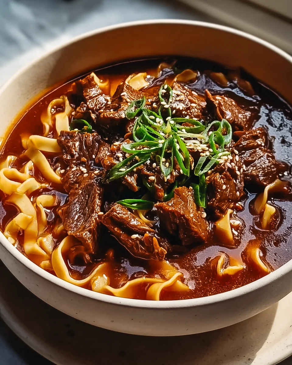 Entdecke: Koreanische Rindfleisch Nudeln – Das ultimative Rezept!