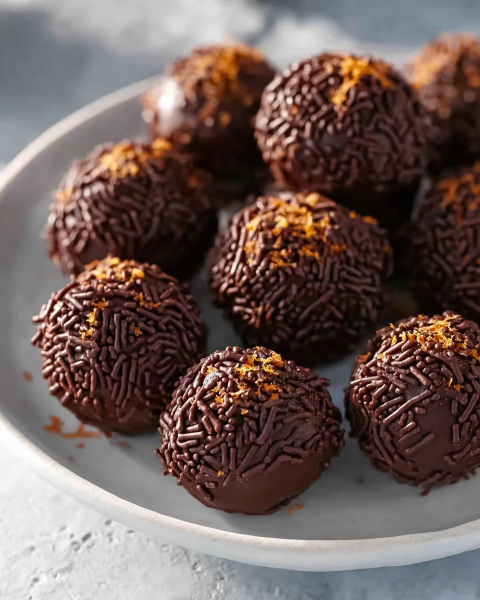 Saftige Orange-Schokoladen-Weihnachtstrüffel Rezept