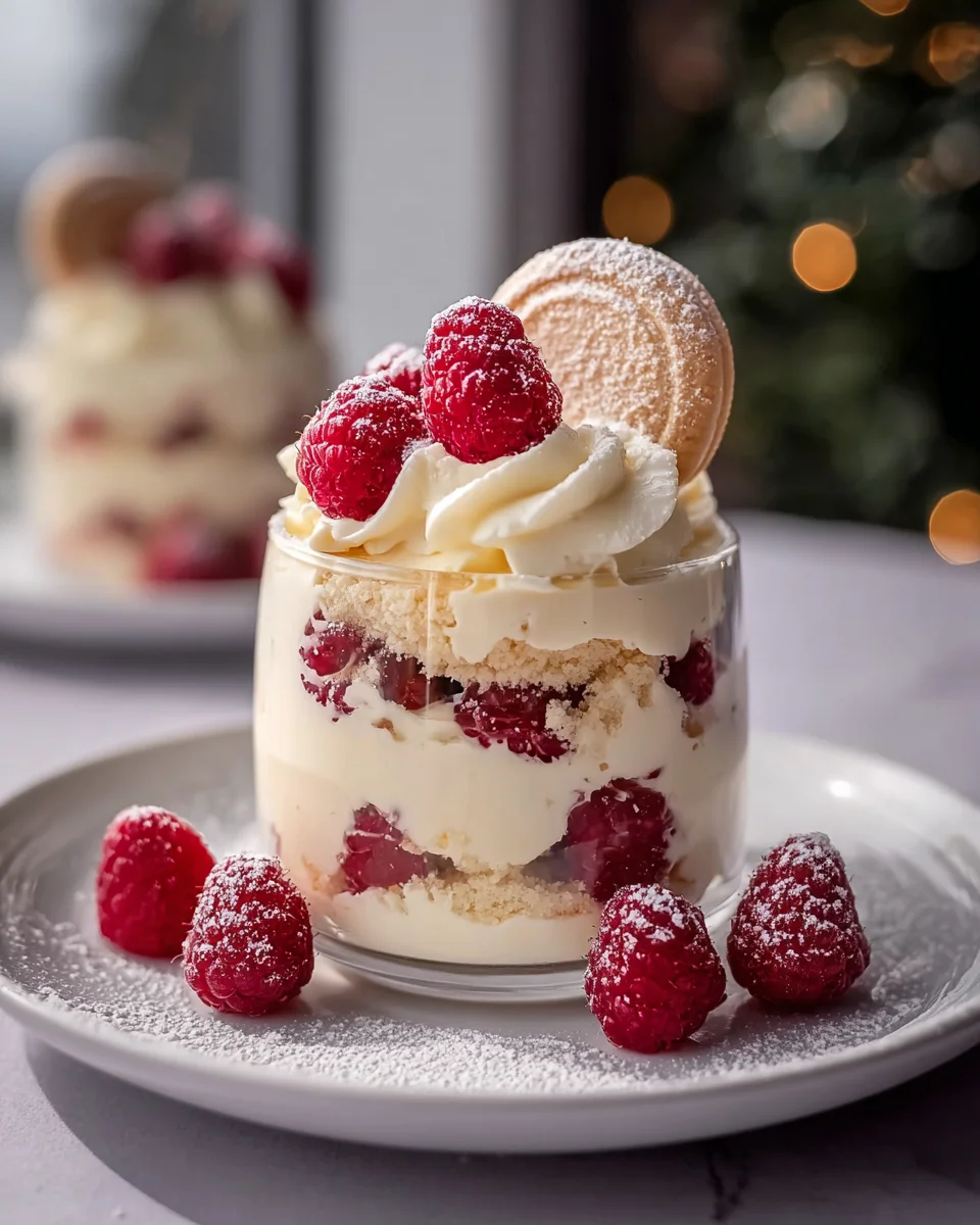 Vanillekipferl Dessert mit Himbeeren – alkoholfrei genießen!
