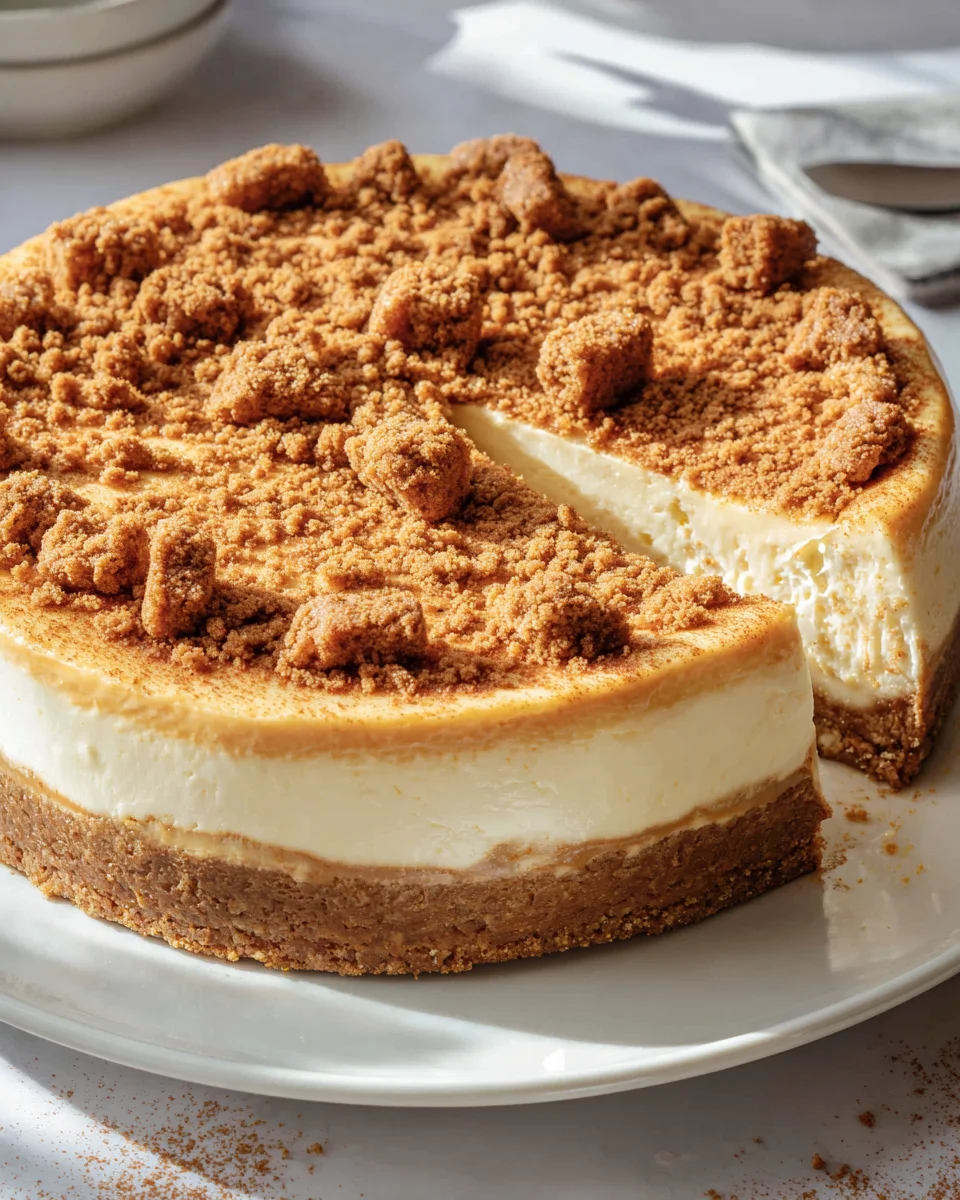 Köstlicher Spekulatius Käsekuchen für die Weihnachtszeit