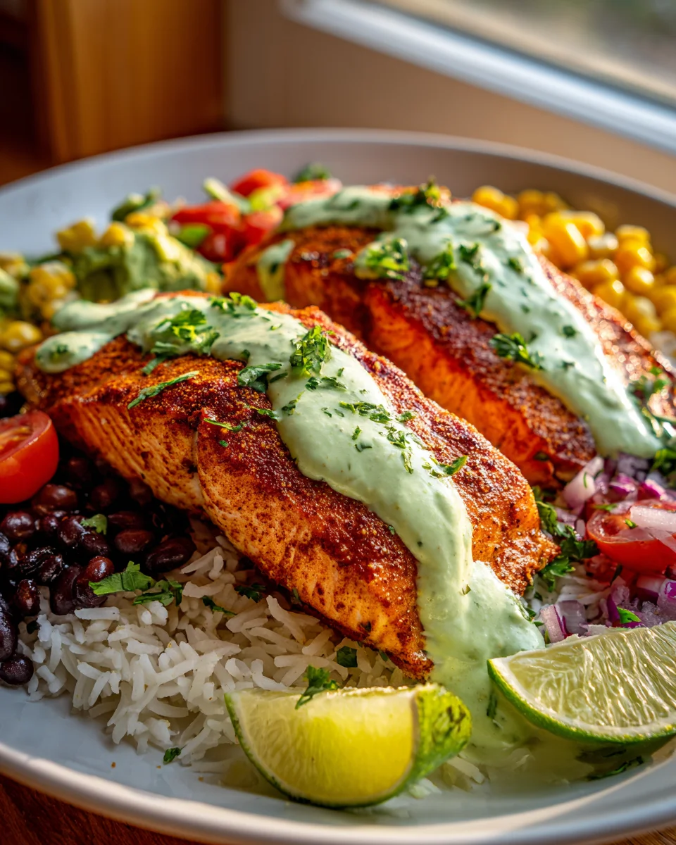 Cajun-Lachs mit Avocado und Limette – Lecker und gesund!