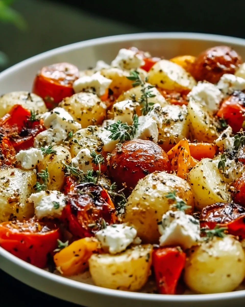 Ultimatives Rezept: Feta Kartoffeln mit Ofengemüse genießen!