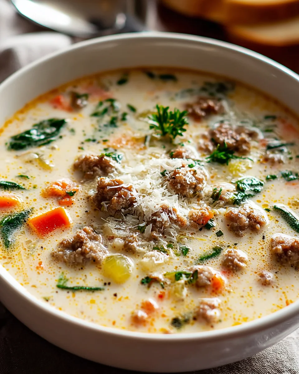 Cremige italienische Rindfleischsuppe – Ein Wohlfühlgenuss