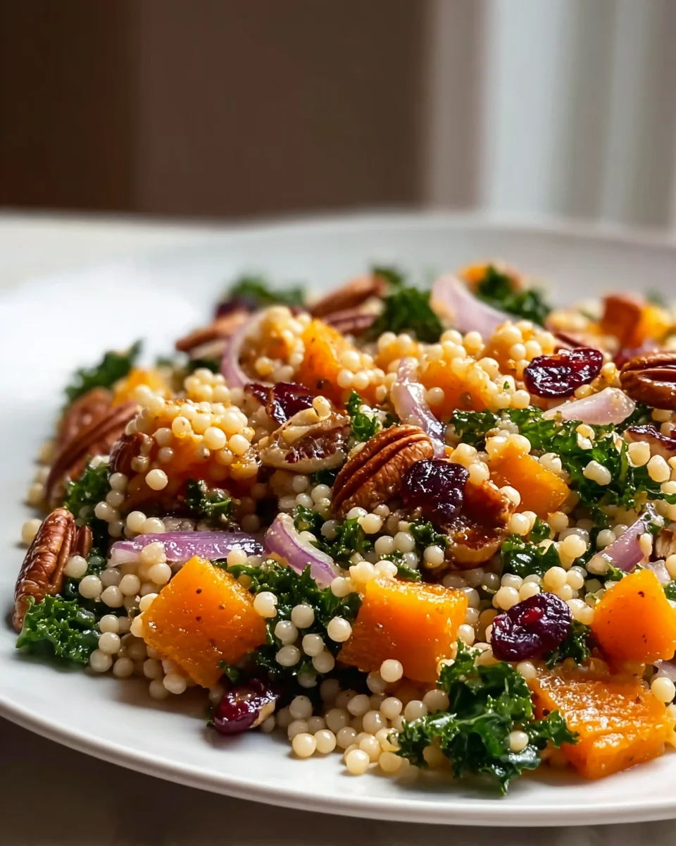 Honig-Herbst-Couscous-Salat mit Perlen: Gesund & Lecker!