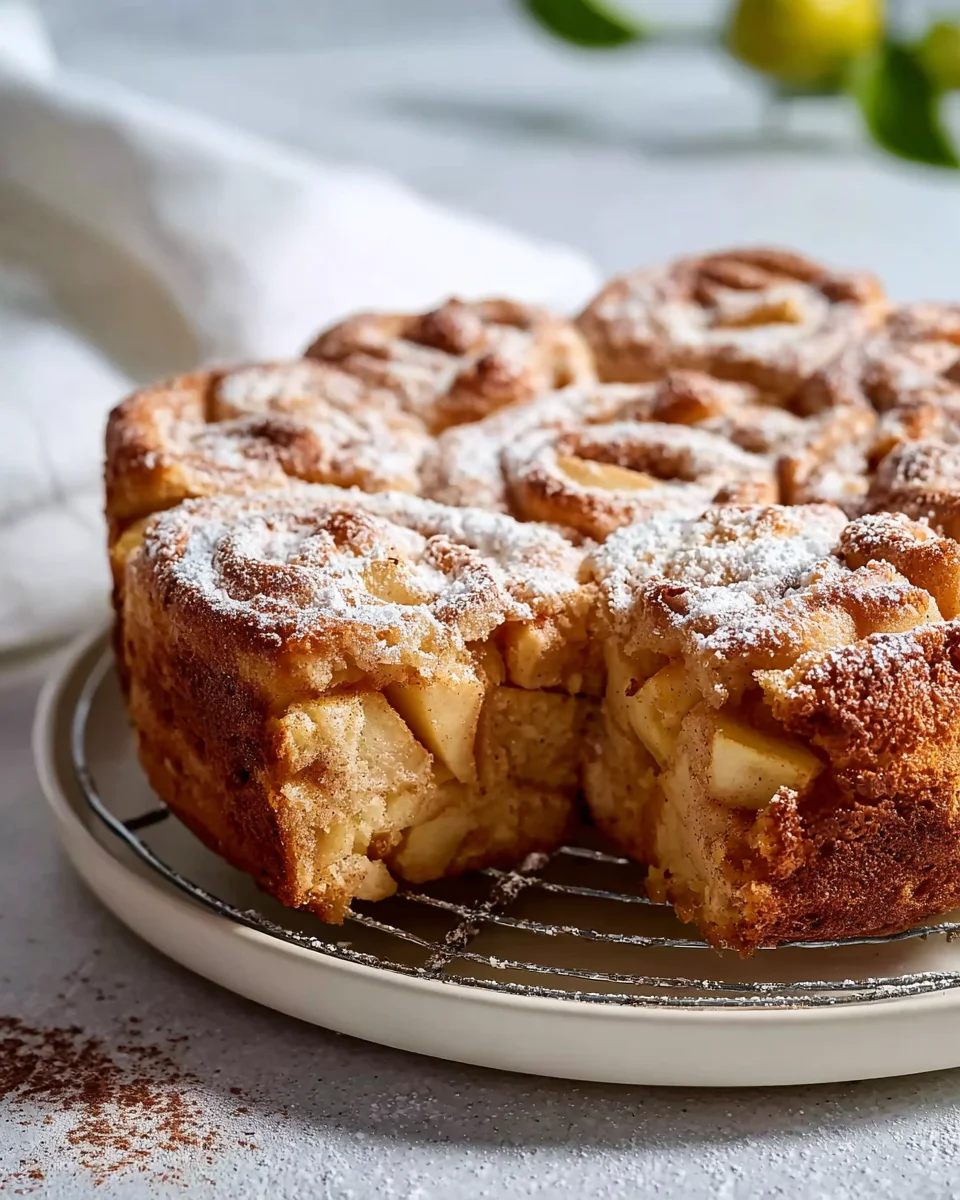 Saftiger Zimtschnecken Apfelkuchen – himmlischer Genuss!