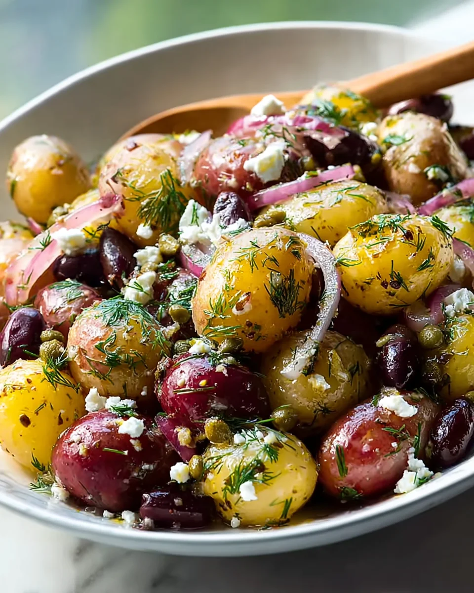 Oliven Griechischer Kartoffelsalat – Frisch und Lecker!