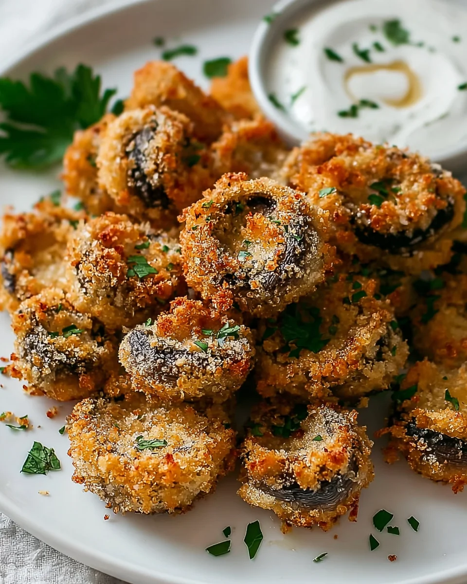 Knusprige Air Fryer Ranch Pilze – Einfach & Lecker!