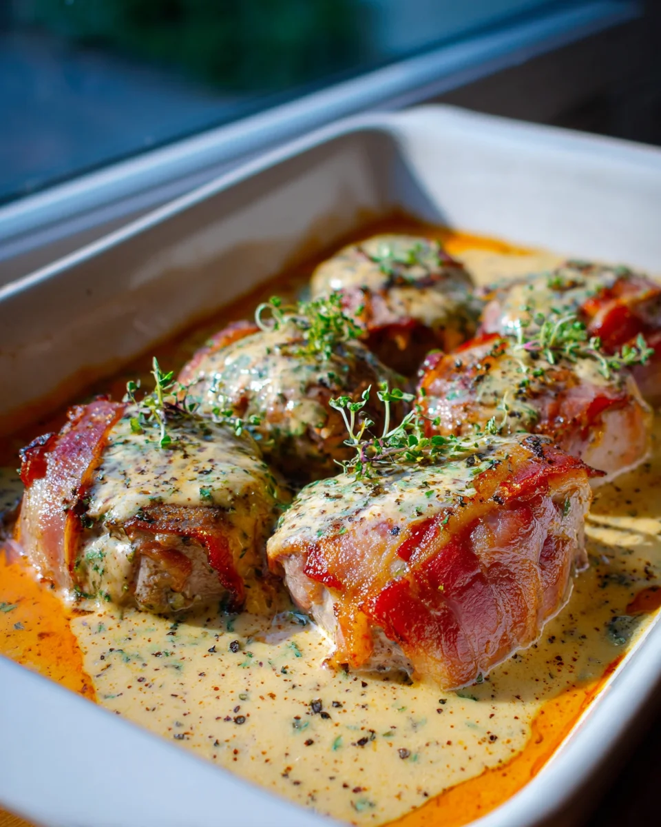 Saftiges Schweinefilet im Speckmantel – Einfaches Rezept!