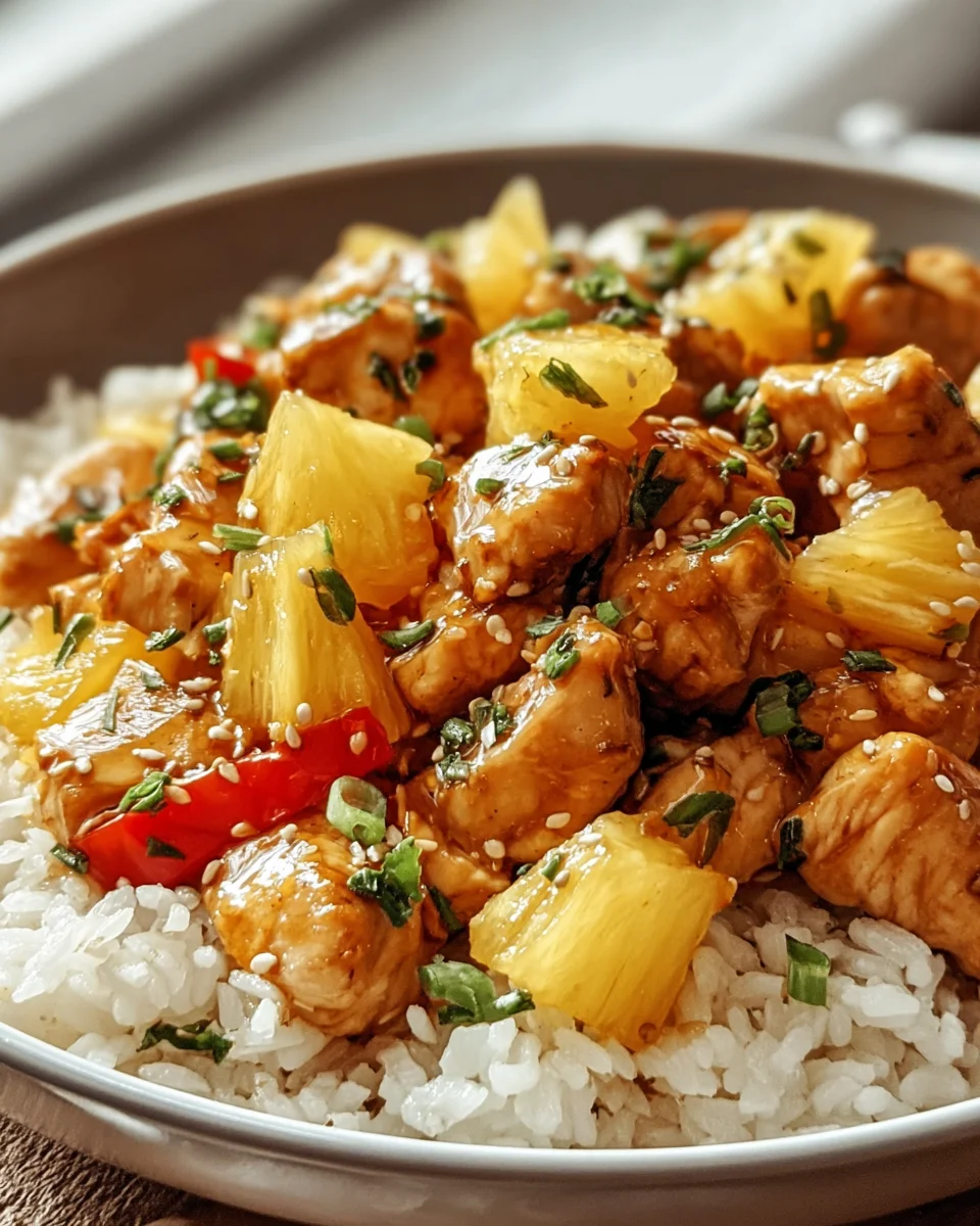 Dein Ananas Hähnchen Reis: Schnell, einfach, exotisch!