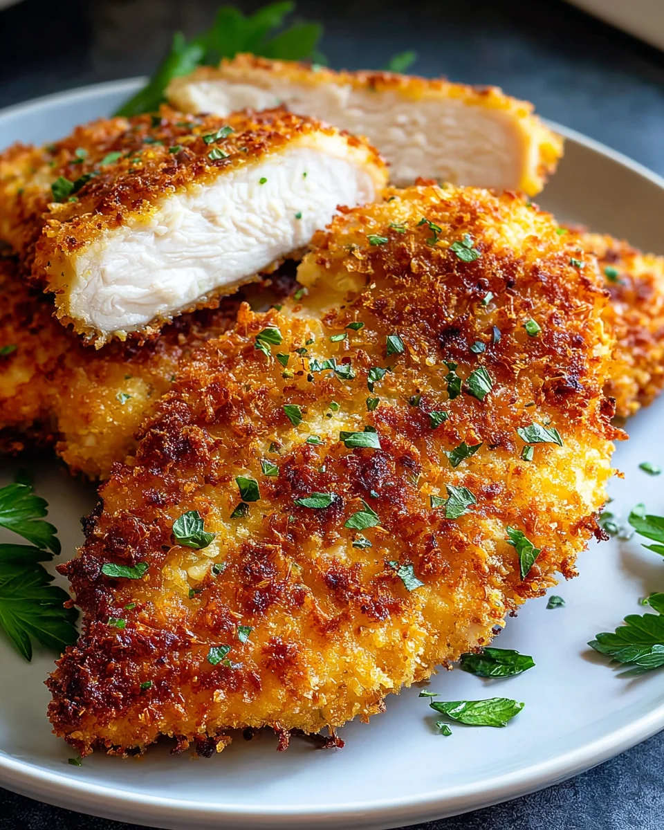 Unwiderstehliches Air Fryer Parmesan Hähnchen Rezept