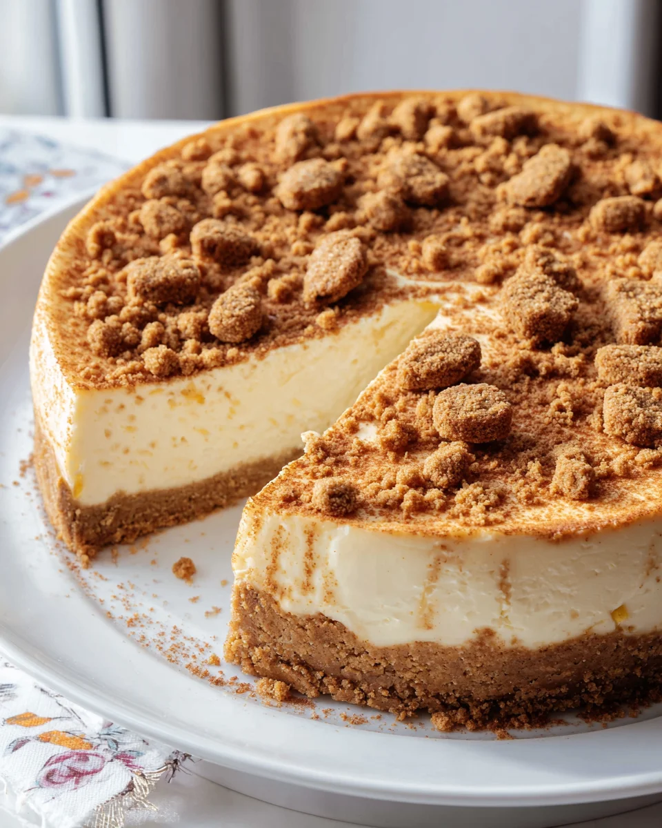 Köstlicher Spekulatius Käsekuchen für die Weihnachtszeit