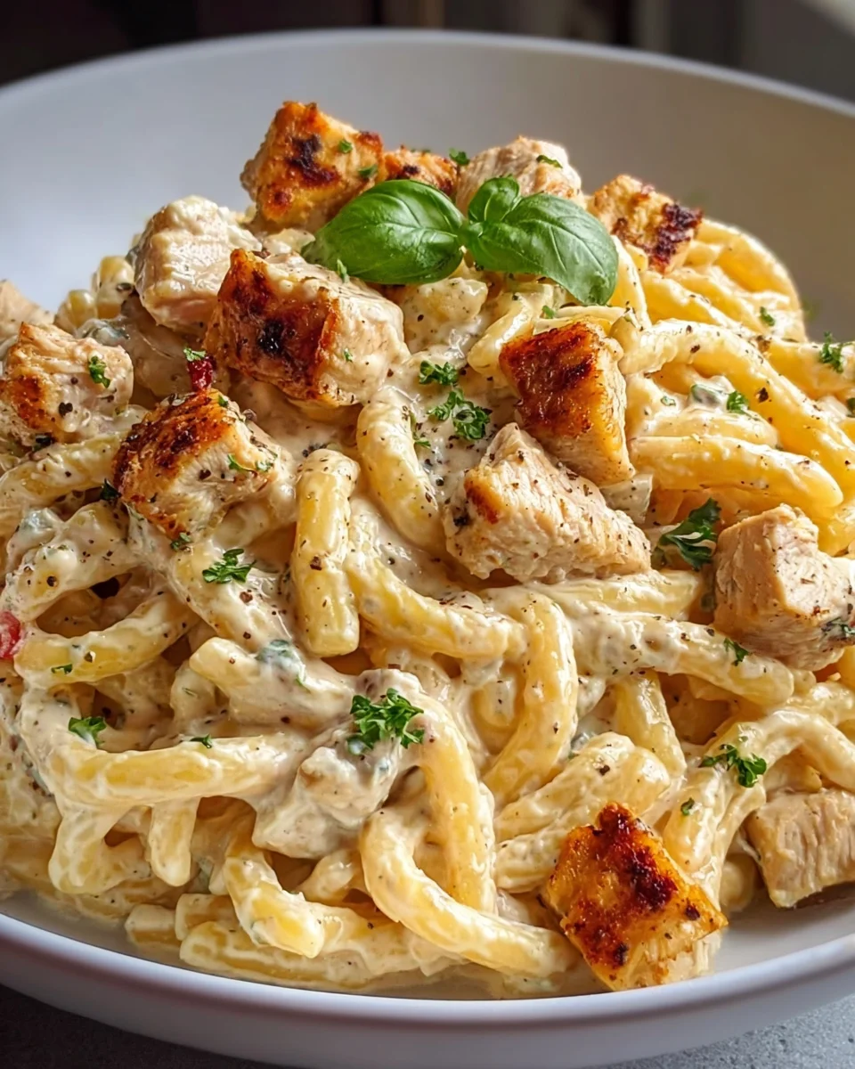 Creamy Chicken Feta Pasta – Das ultimative Rezept für Genießer!