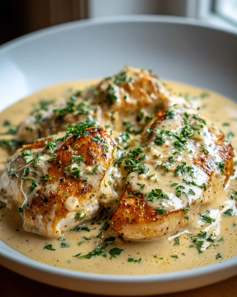 Hähnchenfilet in Frischkäse-Parmesan-Sauce – Einfach lecker!