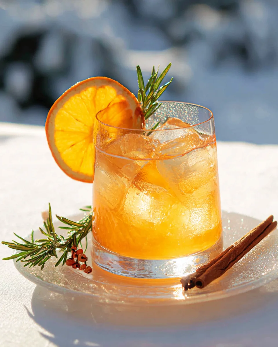 Erfrischender Mandarinen Lillet ohne Alkohol genießen!