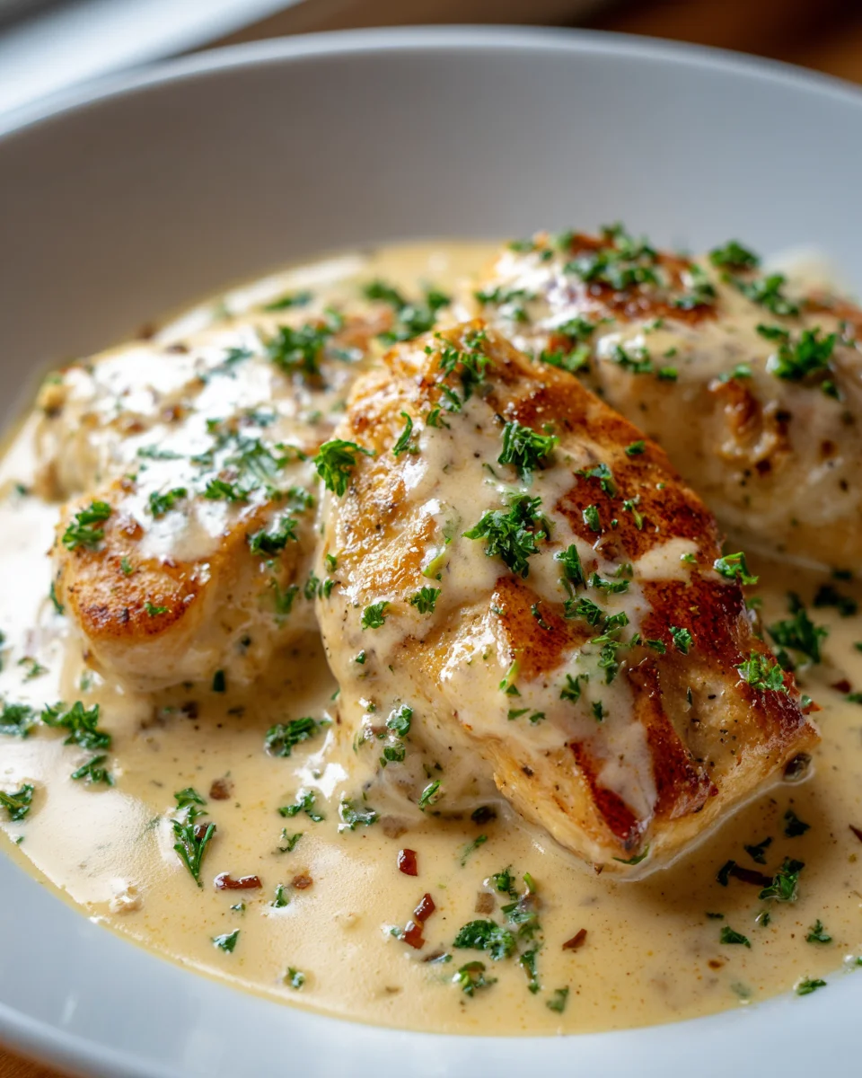 Hähnchenfilet in Frischkäse-Parmesan-Sauce – Einfach lecker!