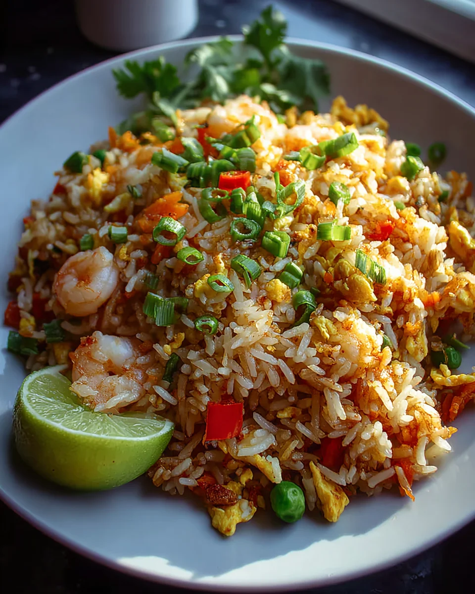 Authentisches Khao Pad Rezept: Thai Bratreis mit Rindfleisch