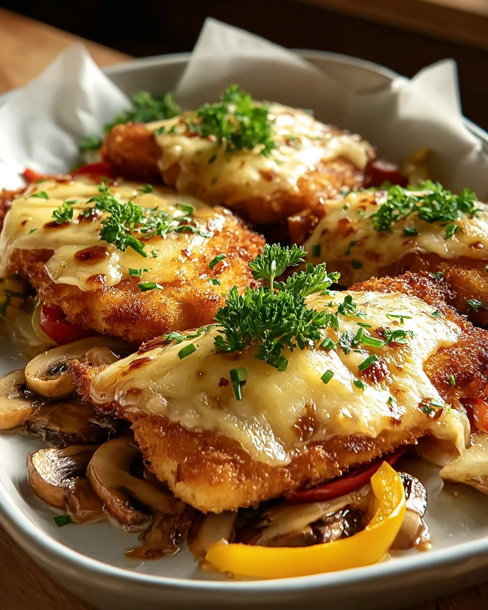 Überbackene Partyschnitzel aus dem Ofen – Leckerer Genuss!