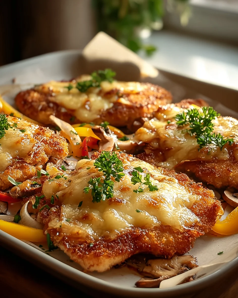 Überbackene Partyschnitzel aus dem Ofen – Leckerer Genuss!