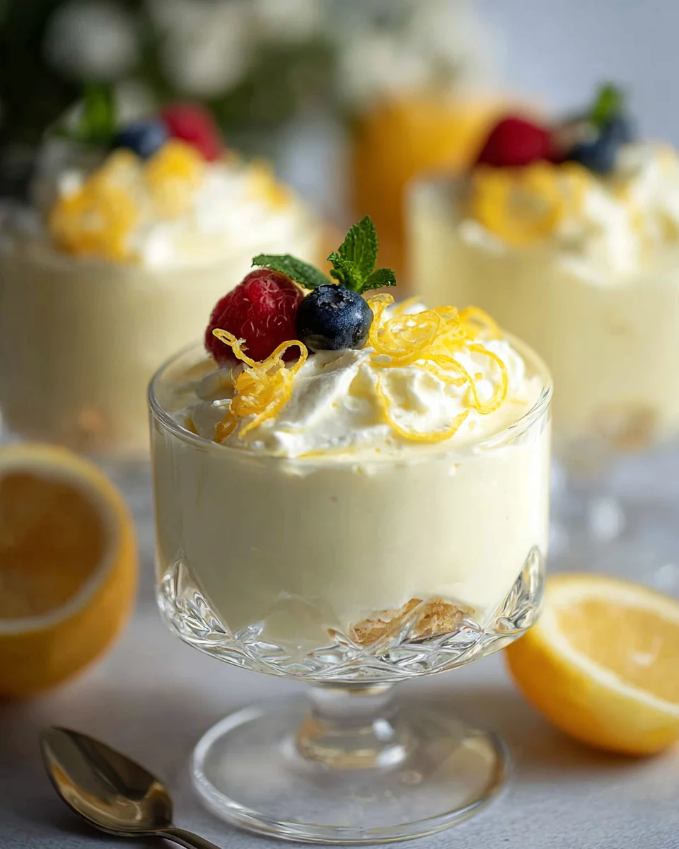 Luftige Zitronen Mascarpone Creme – Das perfekte Dessert!