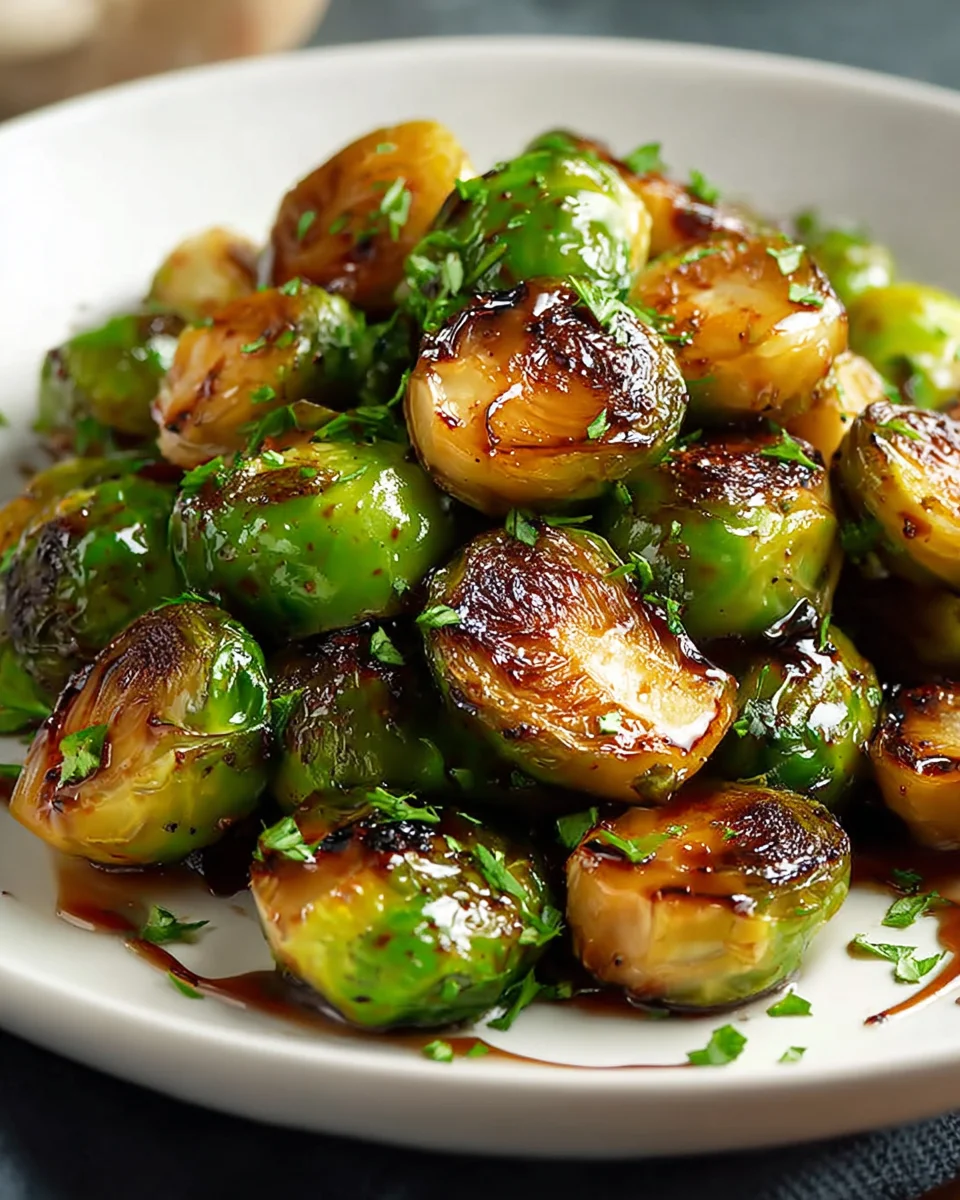 Knuspriger Airfryer Rosenkohl & Balsamico – Das Rezept!