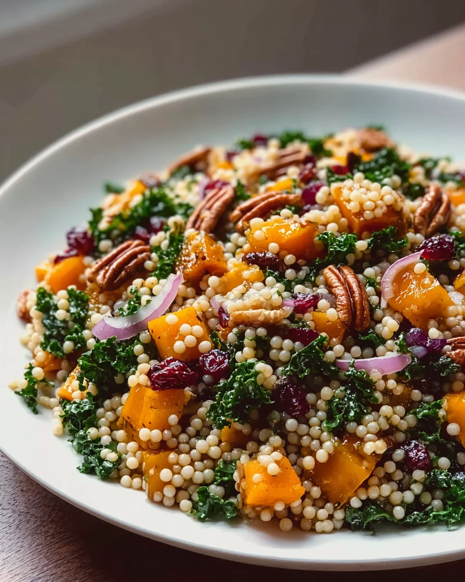 Honig-Herbst-Couscous-Salat mit Perlen: Gesund & Lecker!