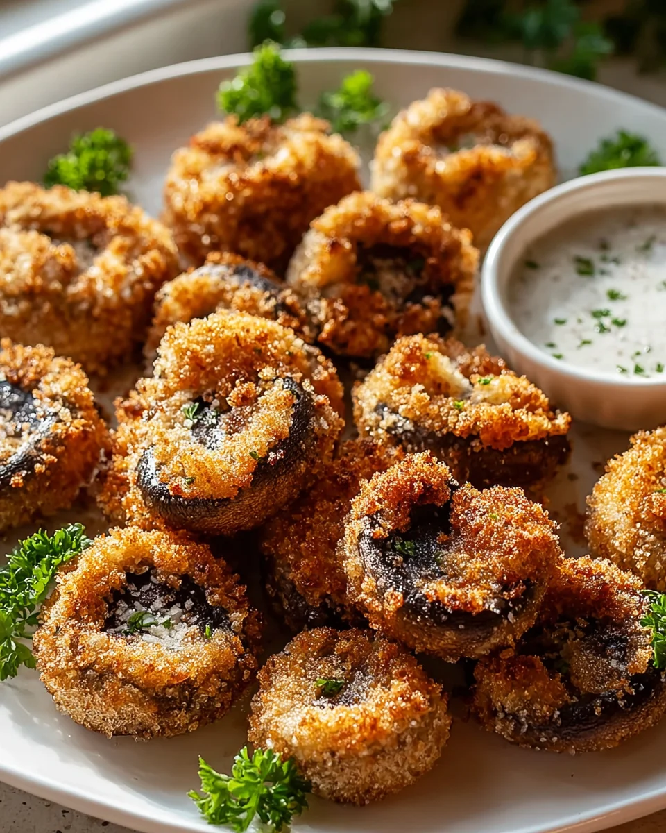 Leckere Air Fryer Ranch Champignons – Schnell und Einfach!