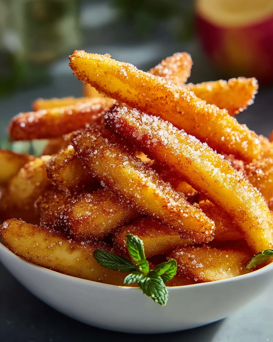 Krosse Apfelsticks im Airfryer – Einfach und lecker!