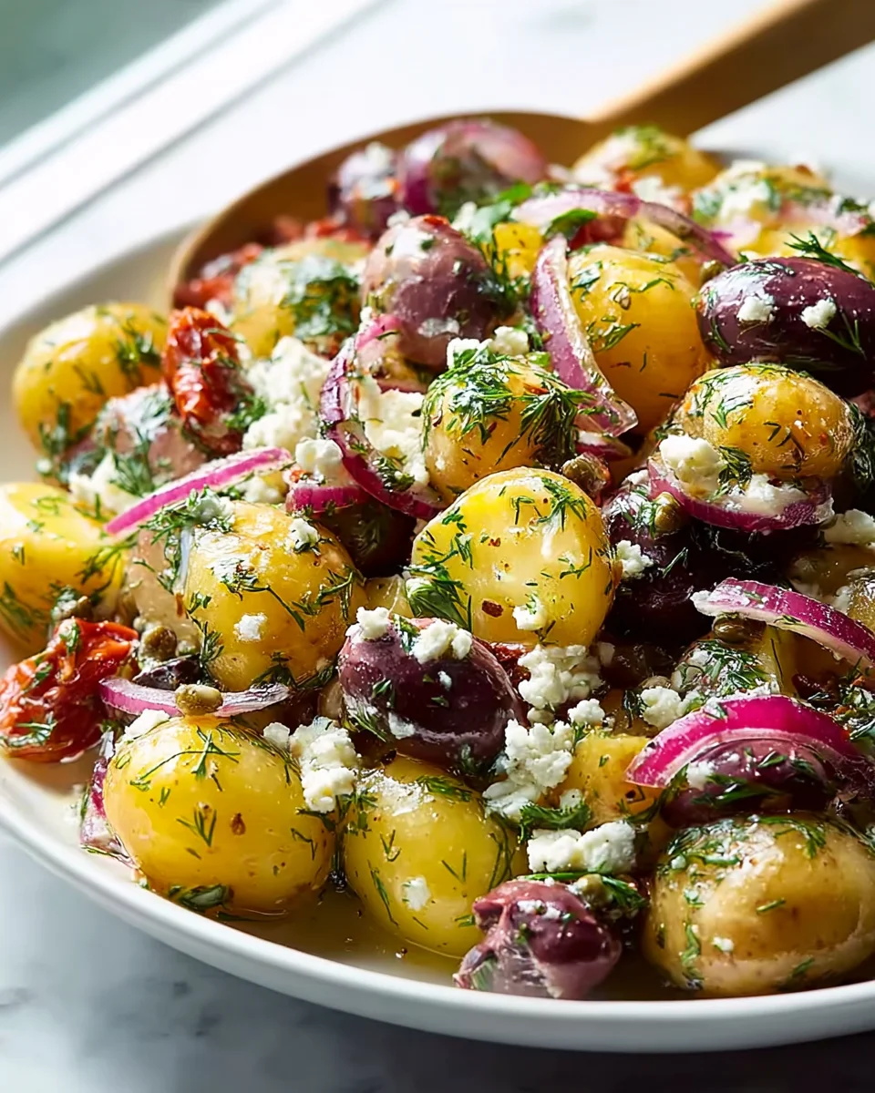Oliven Griechischer Kartoffelsalat – Frisch und Lecker!