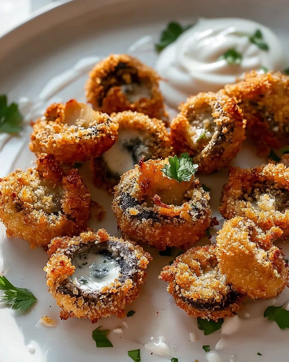Knusprige Air Fryer Ranch Pilze – Einfach & Lecker!