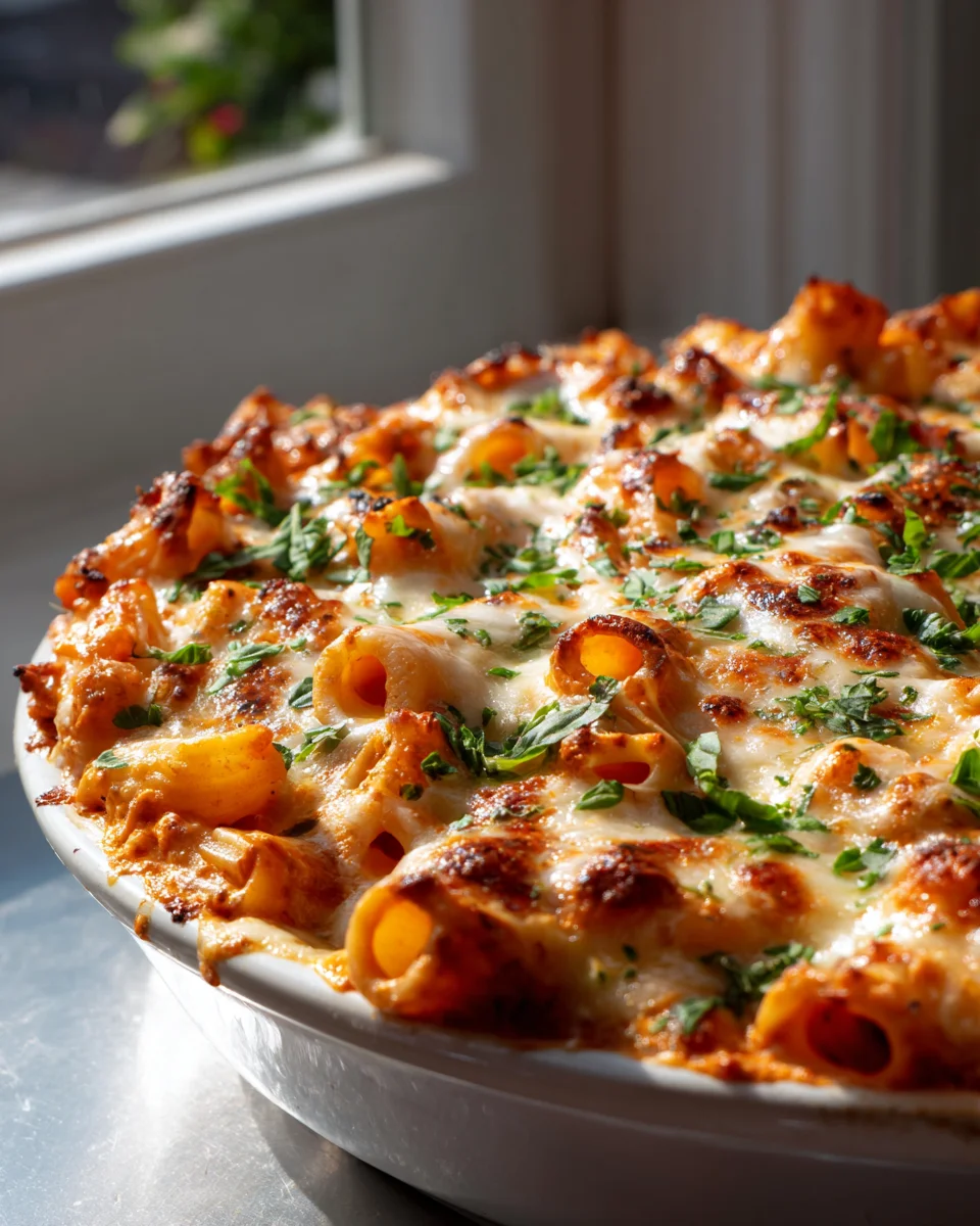 Schnelle One-Pan Ofen-Rigatoni: Dein Abendessen-Retter!