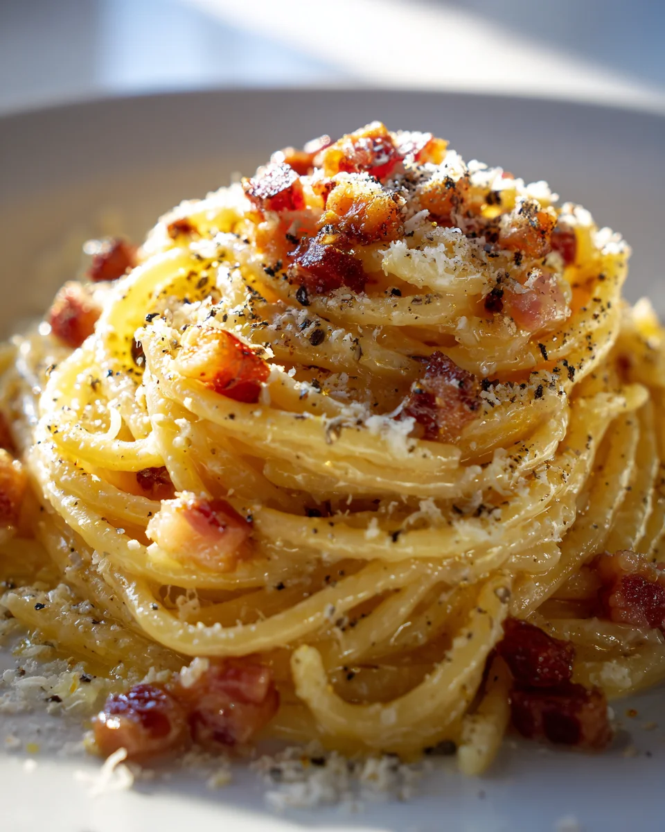 Spaghetti Carbonara: Klassisch italienisch – mit Rind