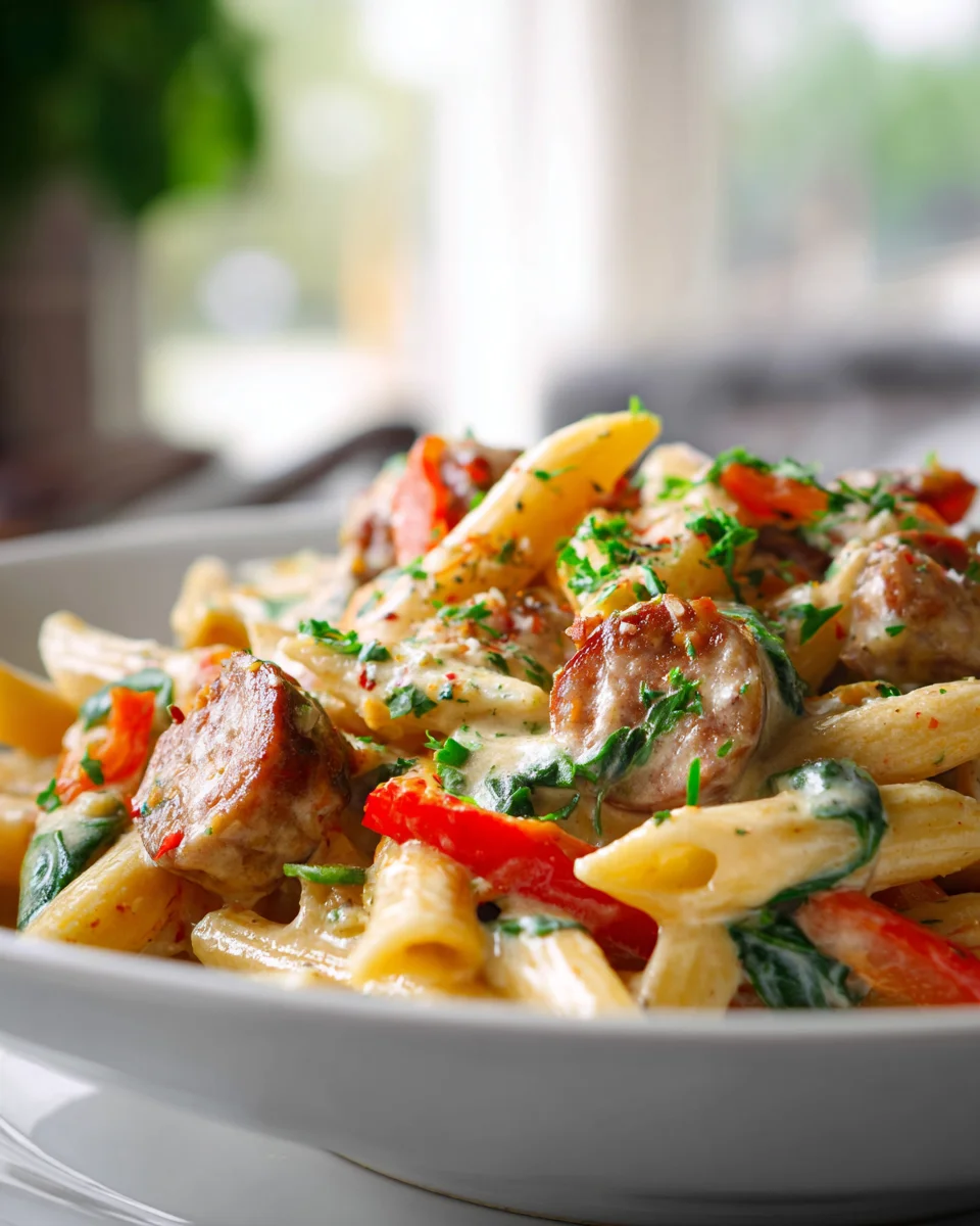 Cajun Rindswurst Nudeln: Würzig & Schnell zubereitet!