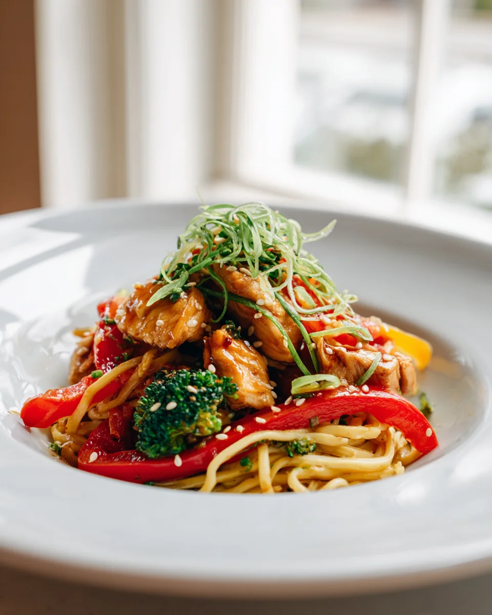 Hähnchen Teriyaki Nudeln: Schnell & Aromatisch genießen!