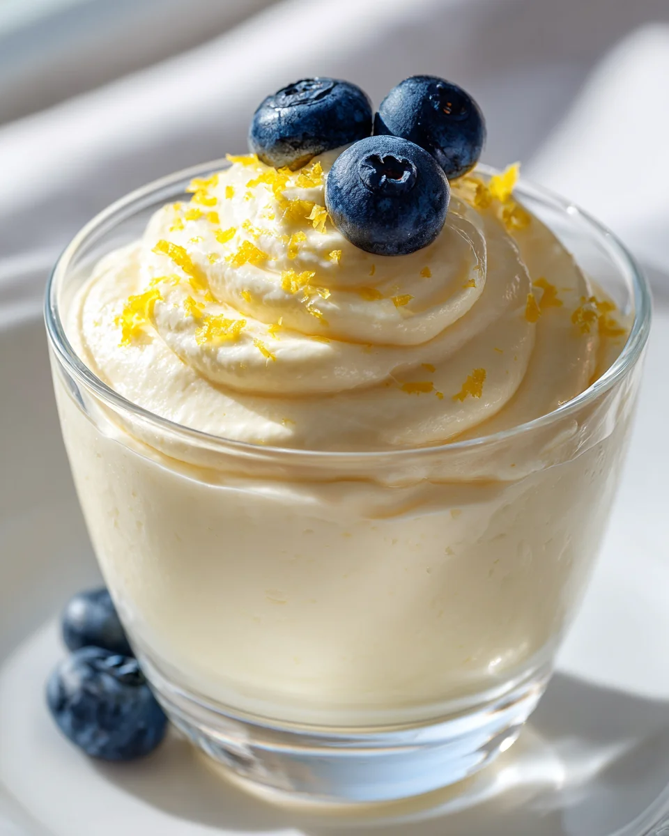 Einfaches Zitronenmousse: Leckeres, leichtes Dessert Rezept