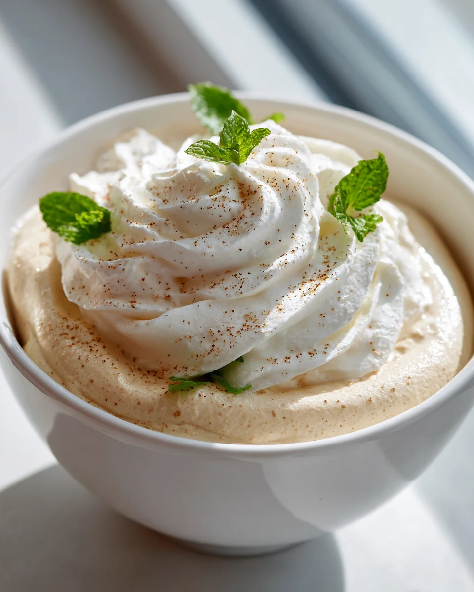 Himnon-alcoholic beer Mousse: Klassisch, cremig mit Sahne & Vanille