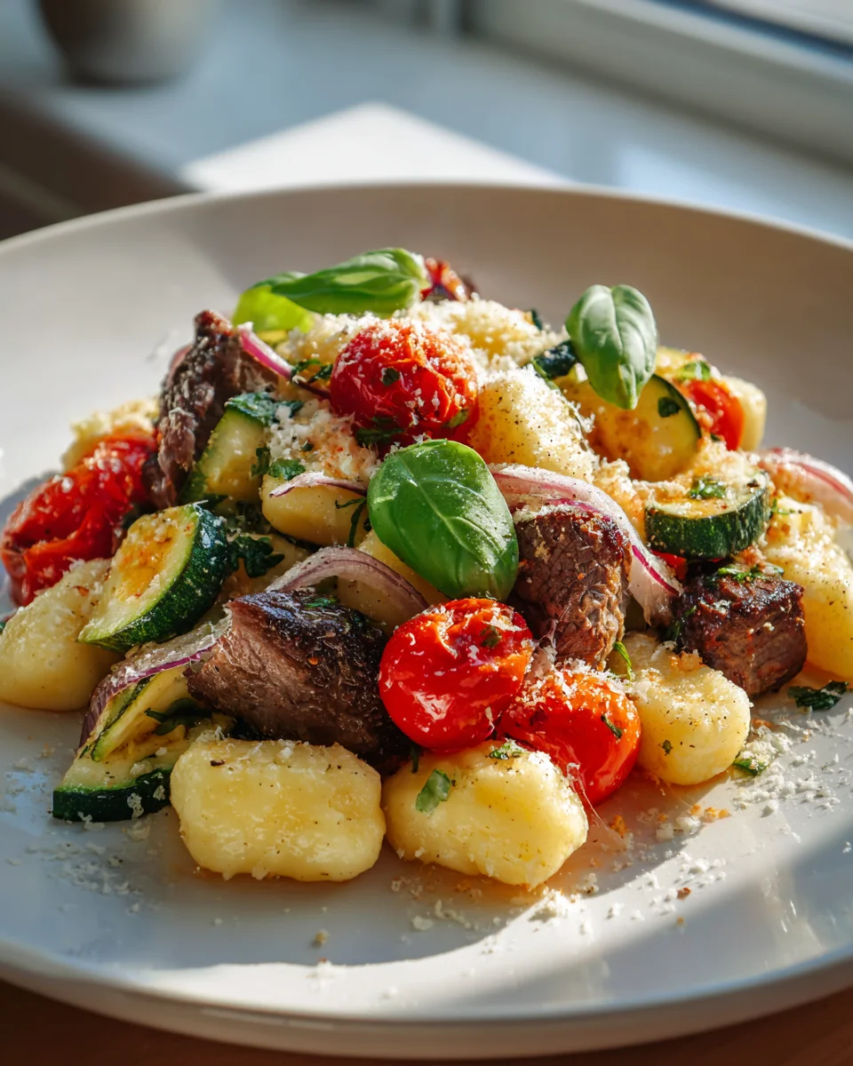 Gnocchi Rezept: Zartes Rinderfilet & Kirsch-Extrakt-Tomaten