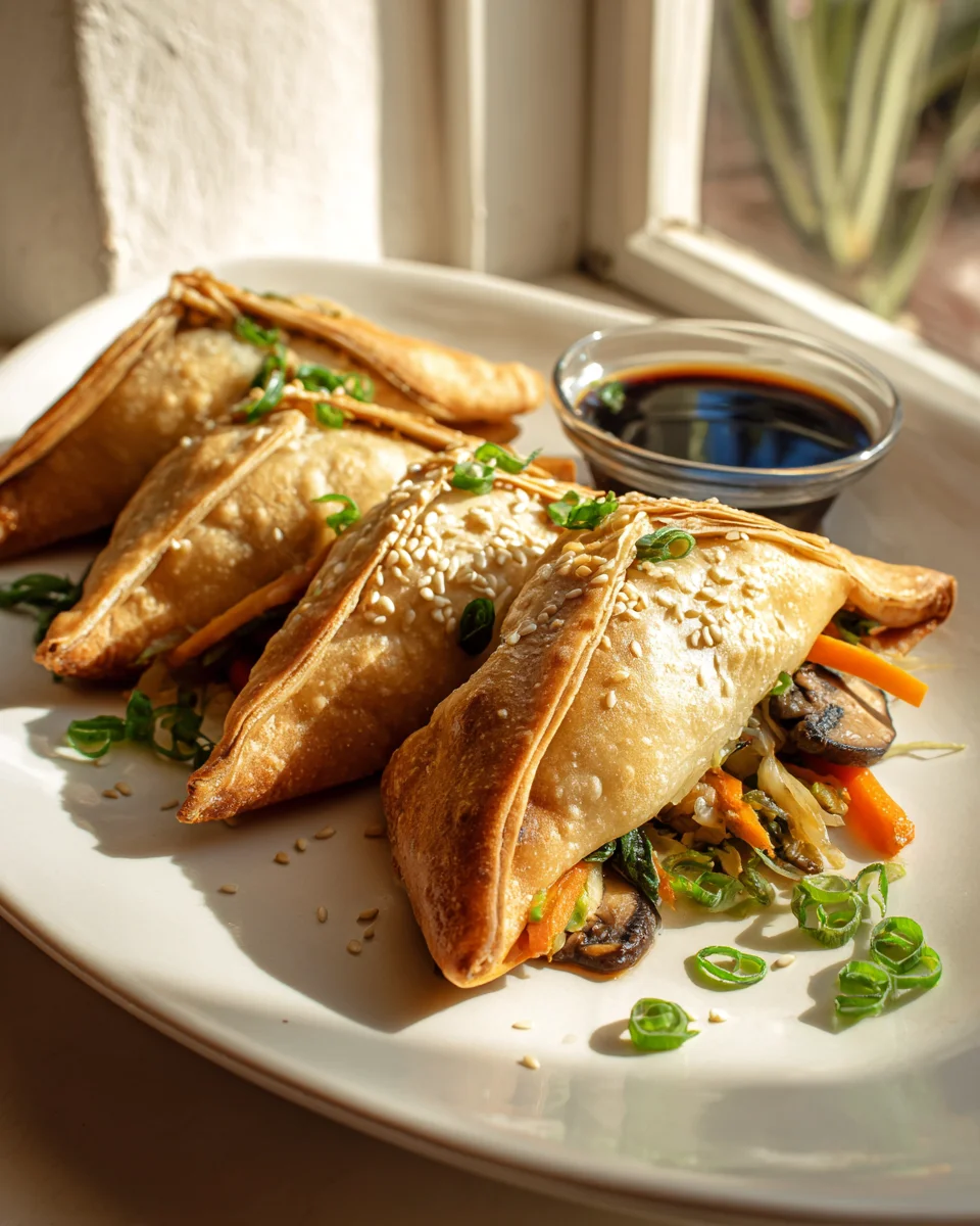 Knusprige Gemüsetaschen vegan: Lecker, einfach, gesund!