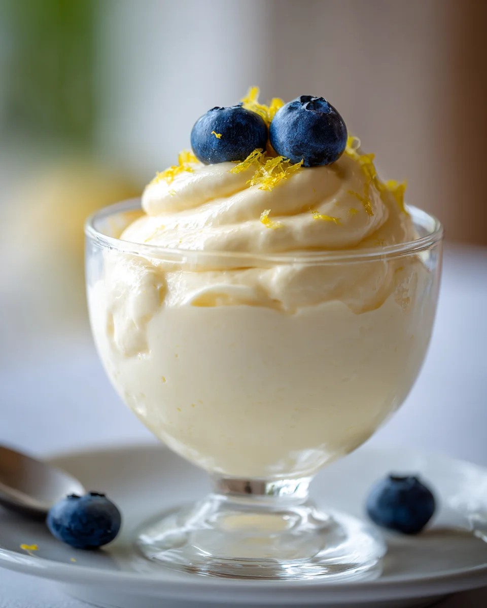 Einfaches Zitronenmousse: Leckeres, leichtes Dessert Rezept