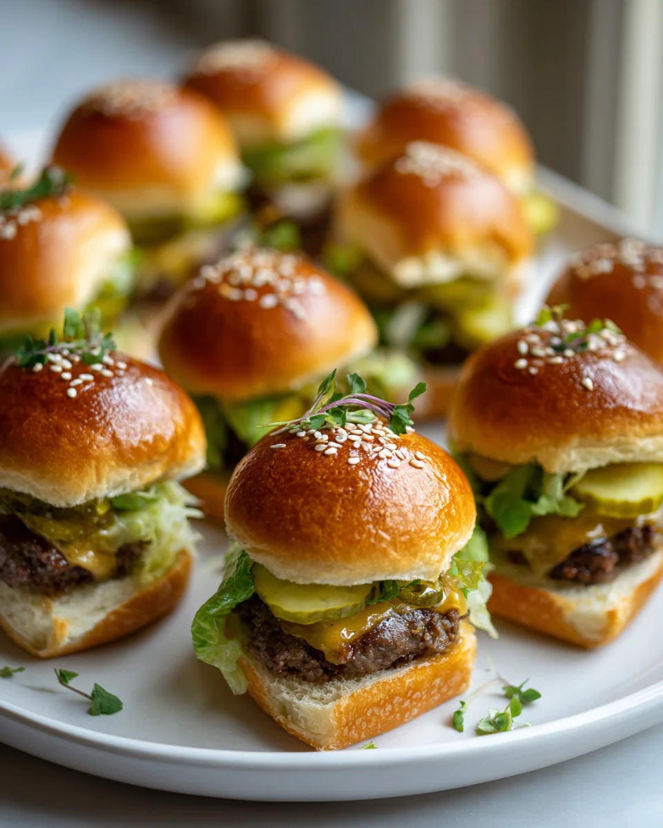 Big Mac Roll Häppchen mit Mini Brötchen: Der Party-Hit!