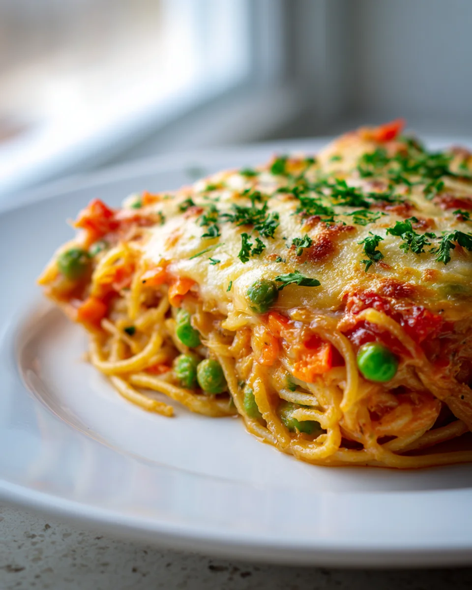 Spaghetti Auflauf Rezept – Cremig, herzhaft & schnell gemacht!