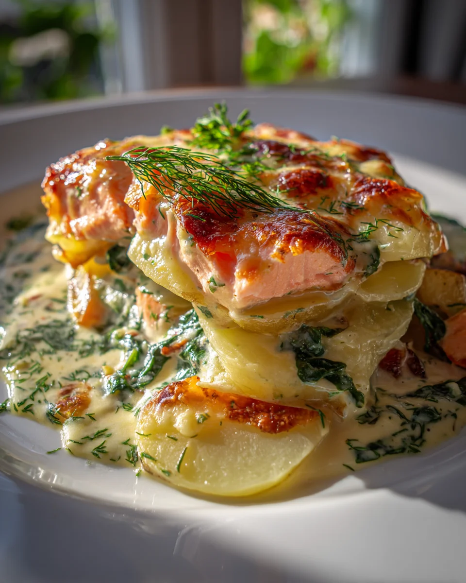 Schneller Lachs Auflauf mit Kartoffeln: Zart & Ofenfrisch!
