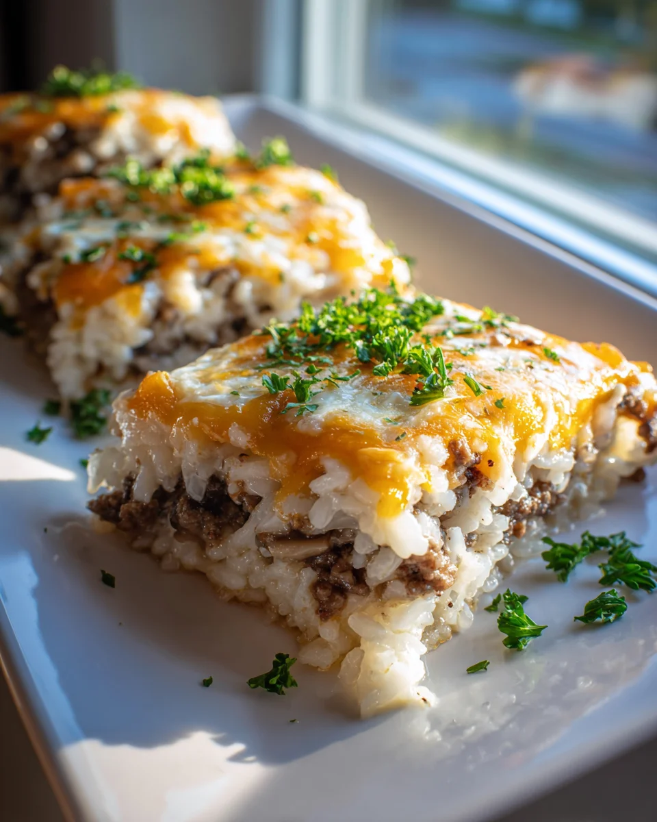 Käse-Hackfleisch-Reis-Auflauf: Einfach & unwiderstehlich