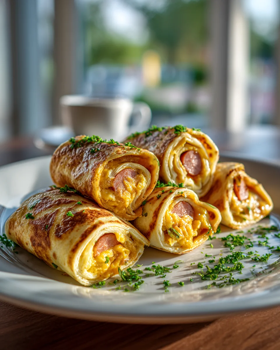 Gebackene Hot Dogs im Tortilla Teig: Perfekter Familiensnack!